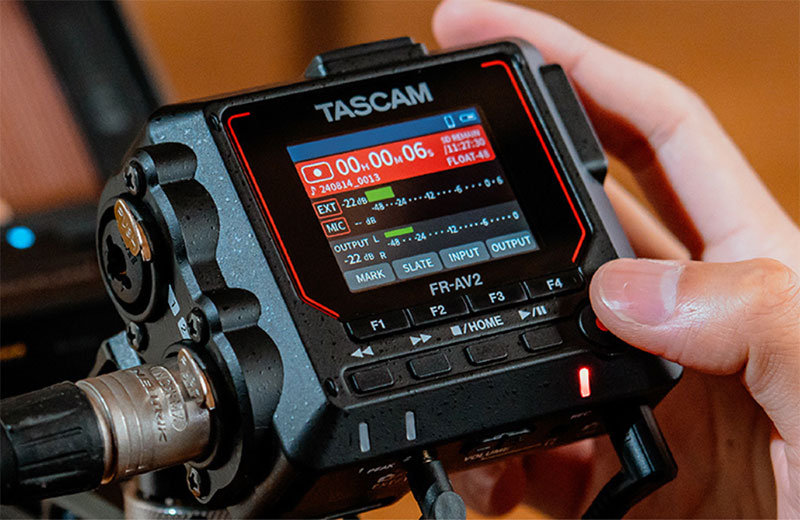 TASCAM FR-AV2 音频录制解决方案